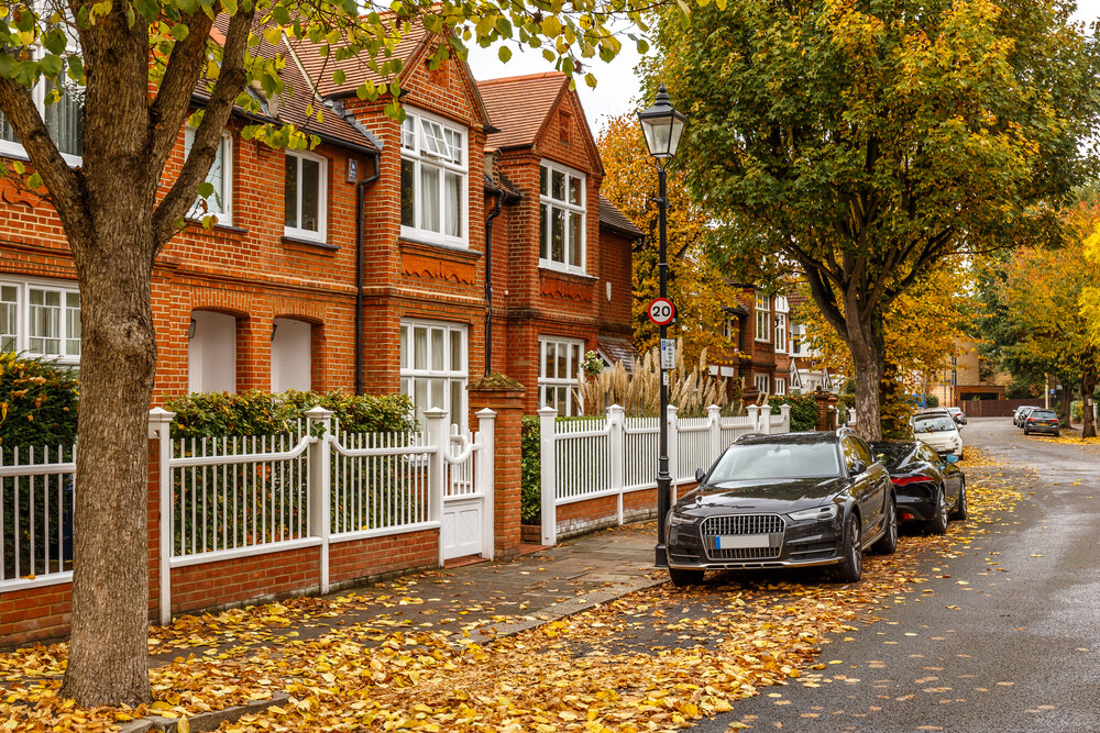 autumn houses